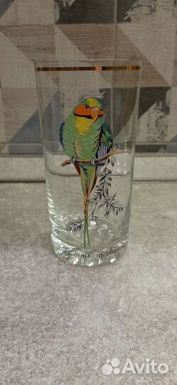 Стакан богемское стекло 