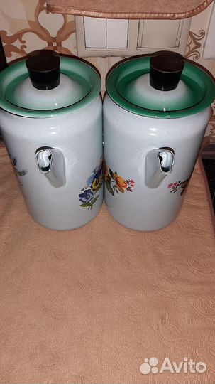 Кофейник эмалированный СССР в идеальном состоянии