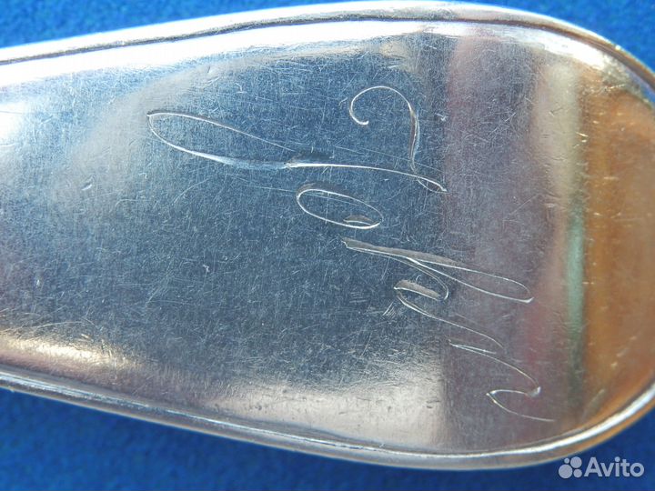 Столова ложка 1803г 71г, серебро, антиквариат