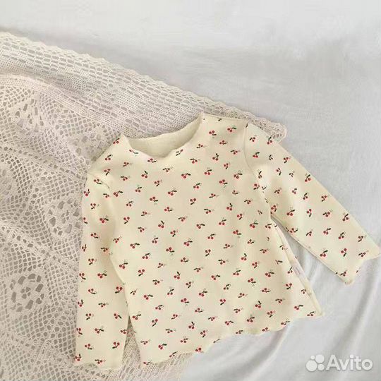 Лонгслив детский утепленный