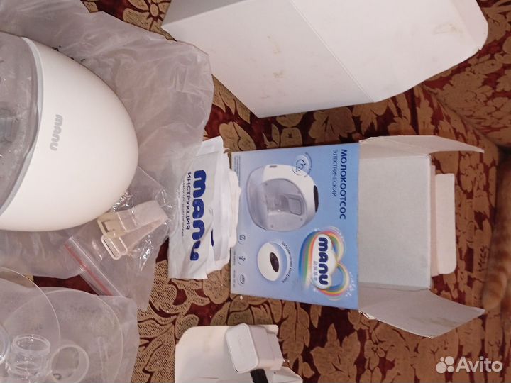 Молокоотсос электрический manu 150мл 4 режима