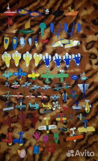 Киндер сюрприз поезда самолеты лодки