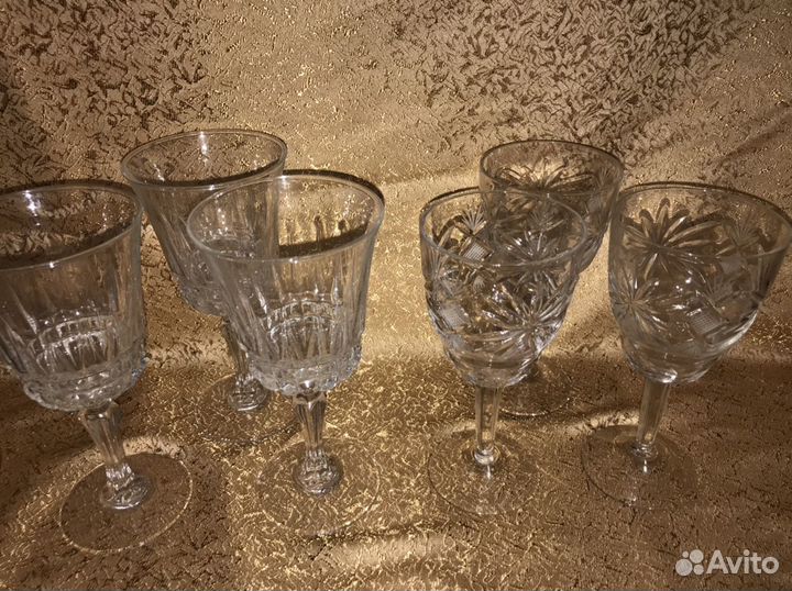 Рюмка фужеры стаканы Хрусталь