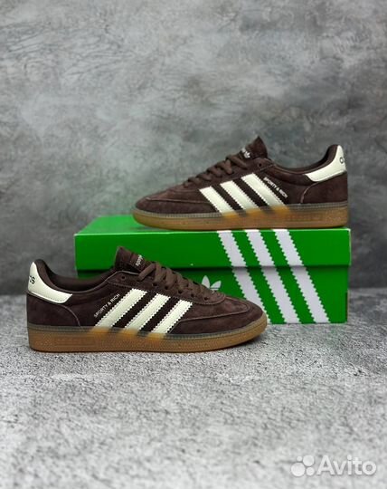 Кроссовки женские Adidas Spezial Sporty Rich Brown