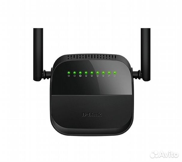 Wi-Fi роутер D-Link DSL-2750U/R1A, черный