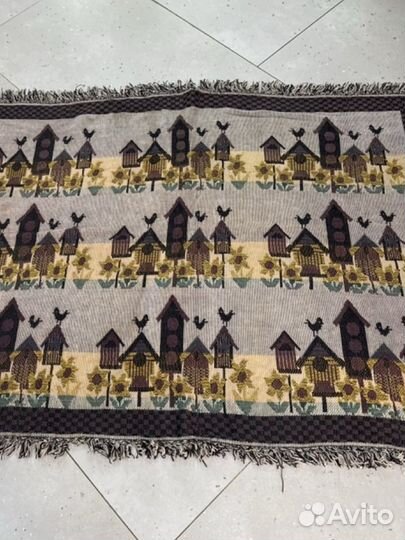 Винтажный тканый коврик 150/120