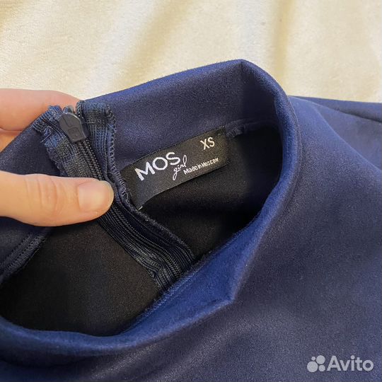 Платье замшевое 42 (XS)