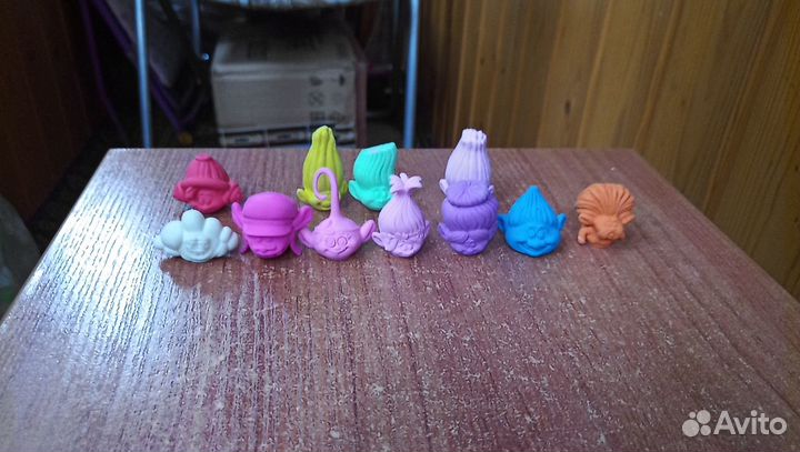 Ластики тролли из Пятерочки