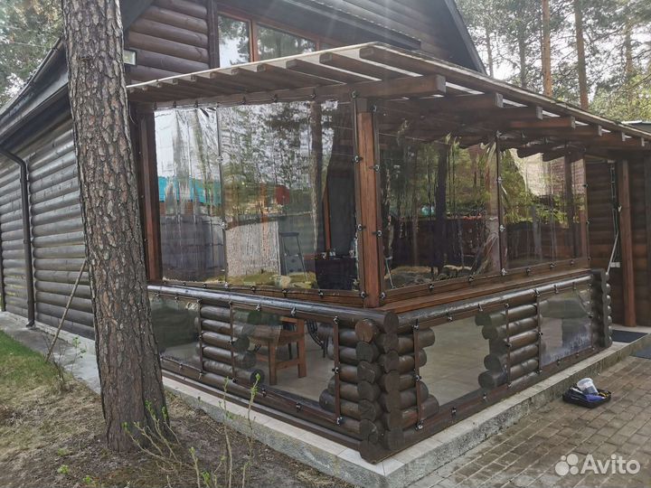 Мягкие пвх окна на беседку