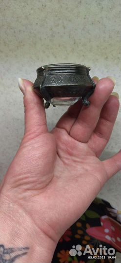 Солонка мельхиор СССР