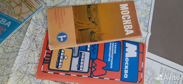 Карты и схемы Москвы времён СССР
