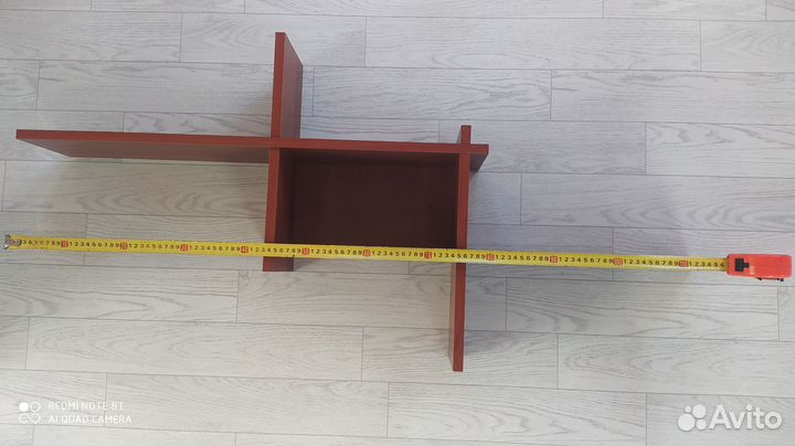 Полка на стену интерьерная для декора и книг