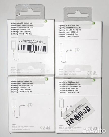 Кабель apple lightning to usb 1 m
