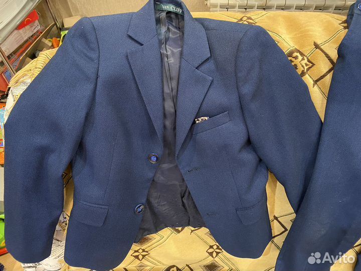 Костюм для школы синий