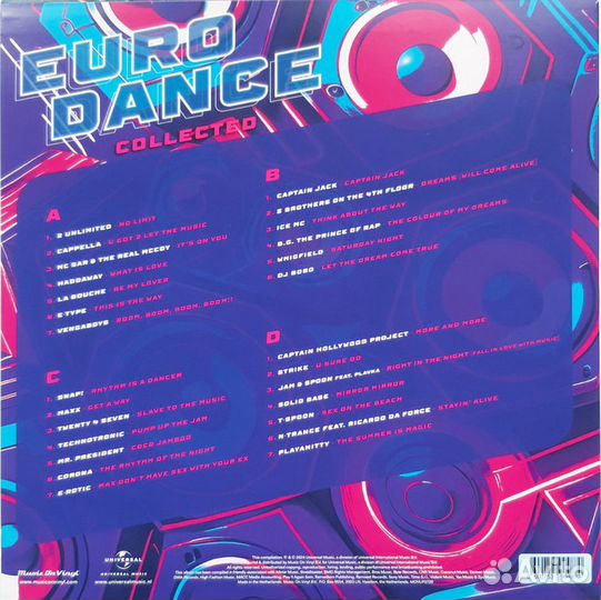 Виниловая пластинка Various Artists - Eurodance Co