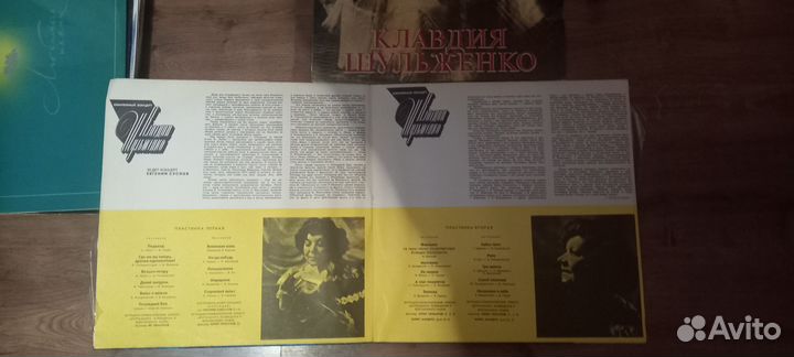 Виниловые пластинки СССР Клавдии Шульженко