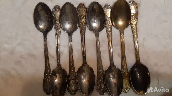 Набор столовых приборов мельхиор СССР