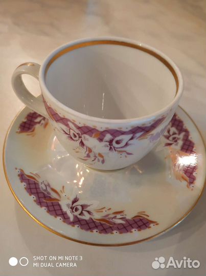 Кофейный сервиз Орхидея гдр