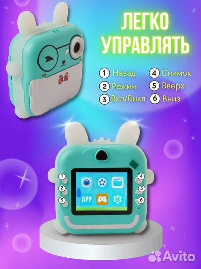 Фотоаппарат с моментальной печатью / Термопринтер