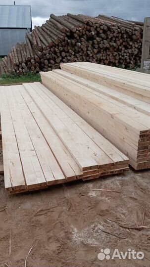 Доска обрезная, строганная