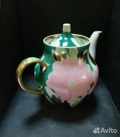 Заварочный чайник Георгины Дулёво, СССР