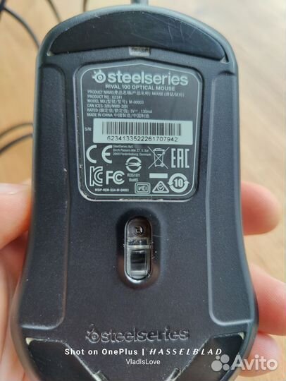 Игровая мышь Steelseries rival 100