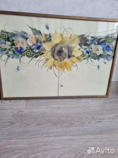 Картина -акварель.рисовая бумага, авторская работа