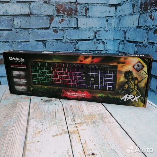 Новая игровая RGB клавиатура Defender ARX