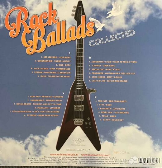 Various - Rock Ballads Collected (transparent red)