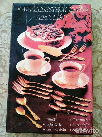 Десертные столовые приборы (ложки и вилки) Хильдес