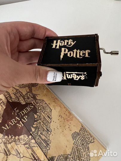 Музыкальная шкатулка Гарри Поттер+карта Мародеров