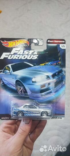 Hot wheels premium fast furious