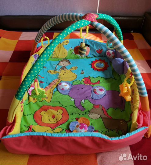 Развивающий коврик с бортиками