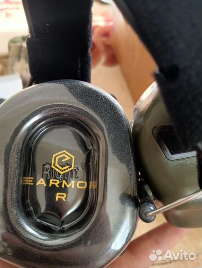 Стрелковые активные наушники Earmor M31 (green)