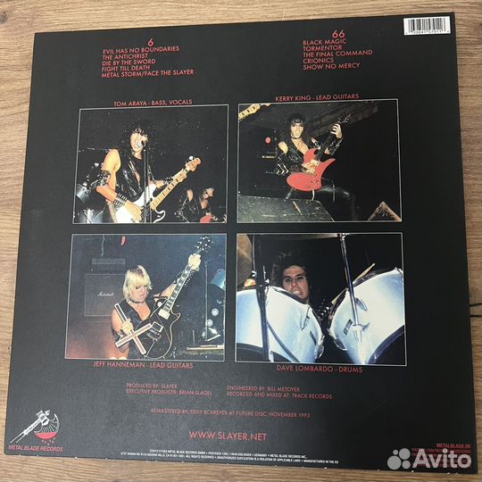 Пластинка Slayer Show No Mercy