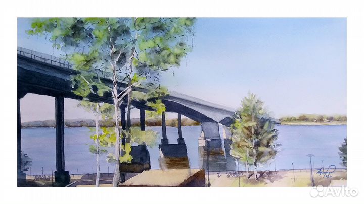 Акварельная картина 