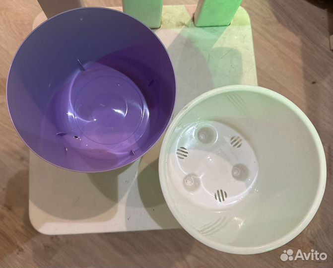 Кашпо горшок Лион со вставкой