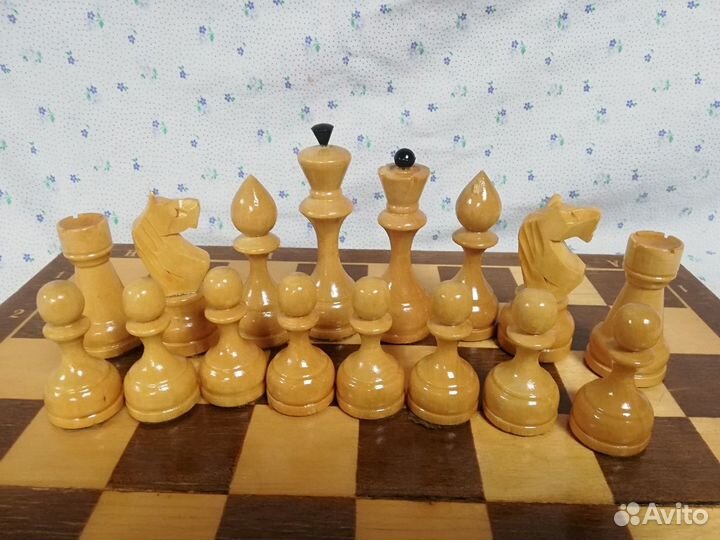 Советские шахматы с большими фигурами СССР