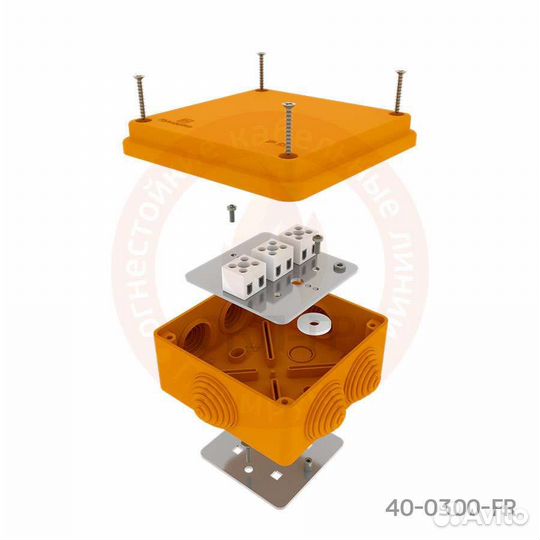 Огнестойкая распаячная коробка