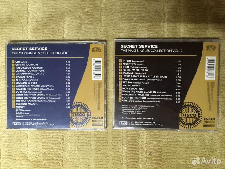 CD диск Secret Service, 2 сборника