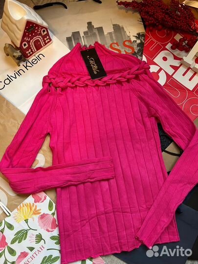 Джемпер женский новый малиновый