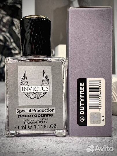 Paco rabbane invictus духи мужские 33мл