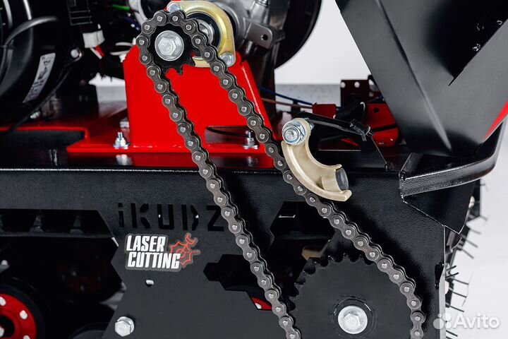 Мотобуксировщик ikudzo 2.0 EKR19 Черно-красный