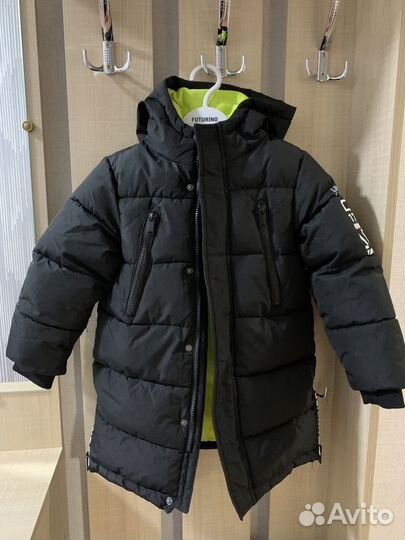 Куртка зимняя удлиненная для мальчика futurino