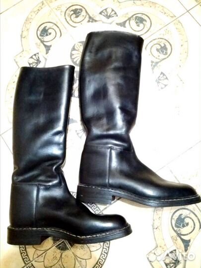 Немецкие хромовые сапоги 41,5-42 размера