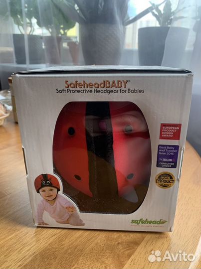 Божья коровка шапка шлем детский