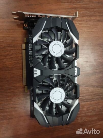 Видеокарта MSI GTX 1050 ti 4gb