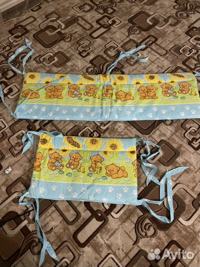 Бортики в детскую кроватку