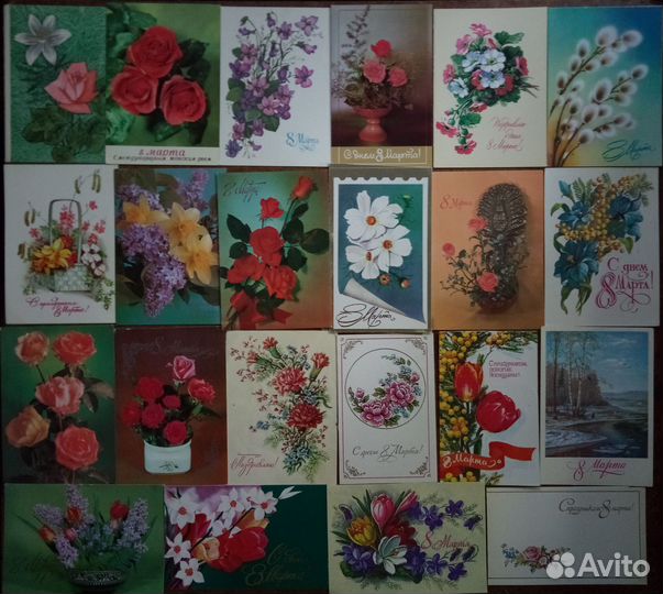 Открытки 8 марта; 9 мая; 23февраля