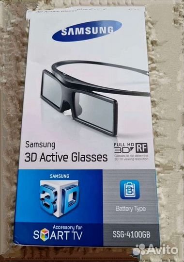 Новые 3D очки Samsung SSG-4100GB